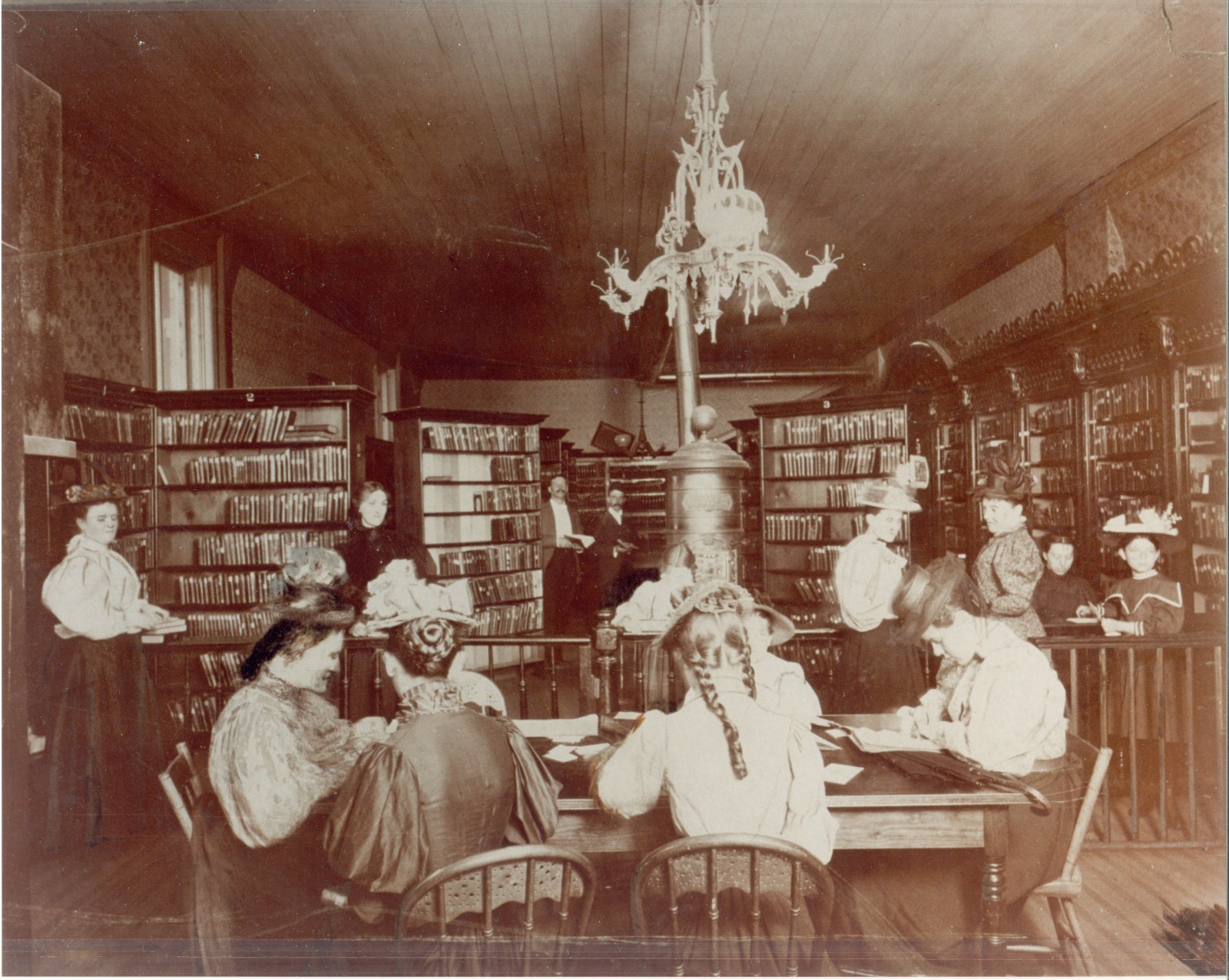 Public School Library in Ladies Building