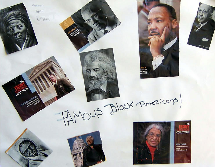 Photo collage of Civil Rights leaders. 