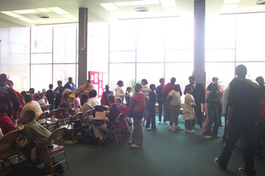 Group photo of exhibit opening.