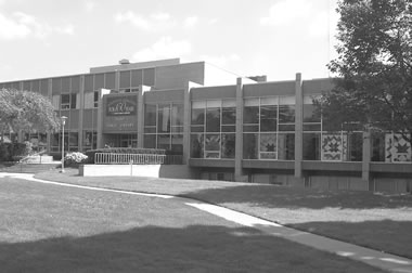 Flint Public Library gray image