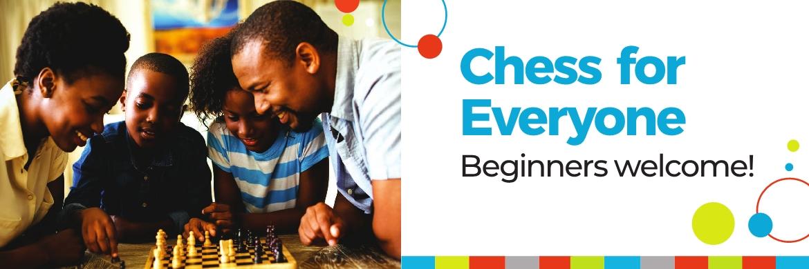 An advertisement for Chess for Everyone at FPL 