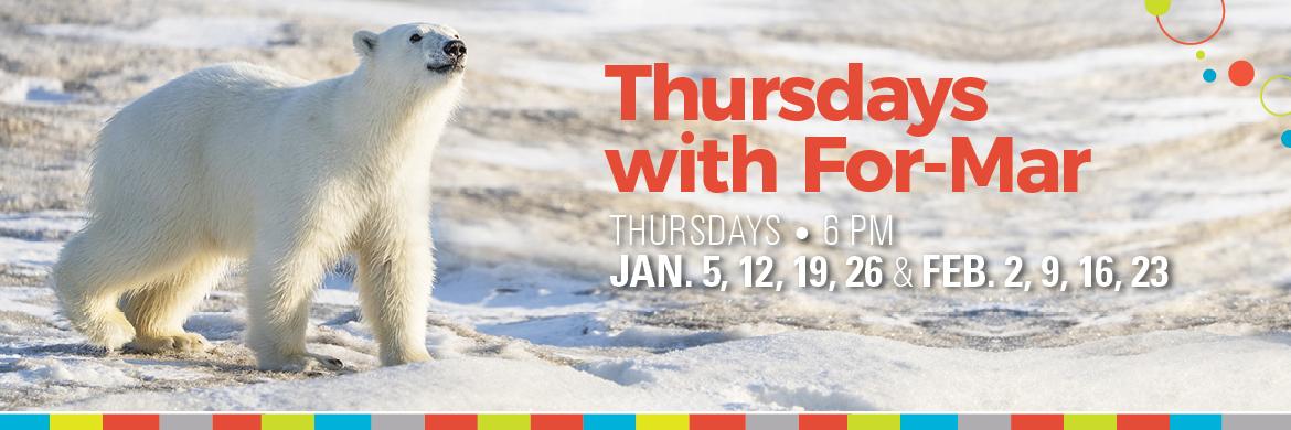 Thursday's with For-Mar through January and February at 6pm
