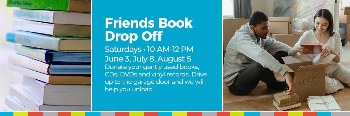Friends of the Flint Public Library Book Drop-Off - June 3rd, July 8th, and August 5th 10am-12pm 