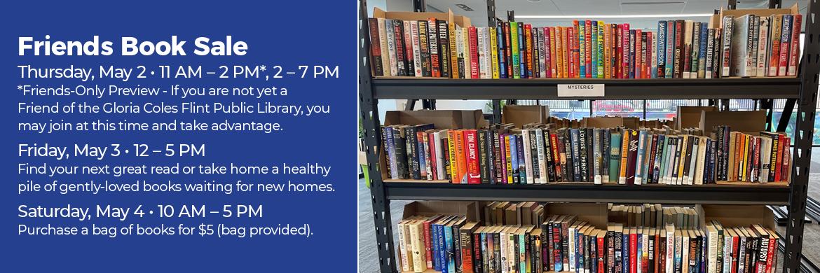 Friends Book Sale - May 2-4 